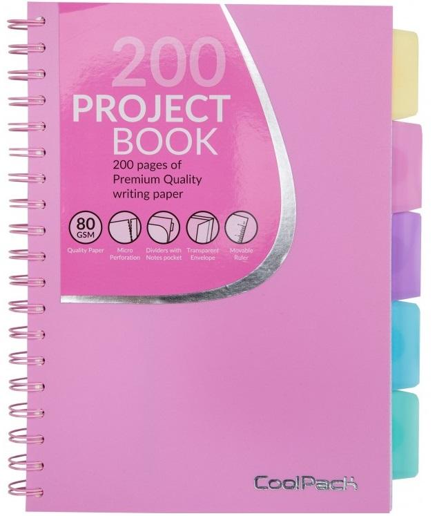 Sveska A4 kvadratići PASTEL PINK 