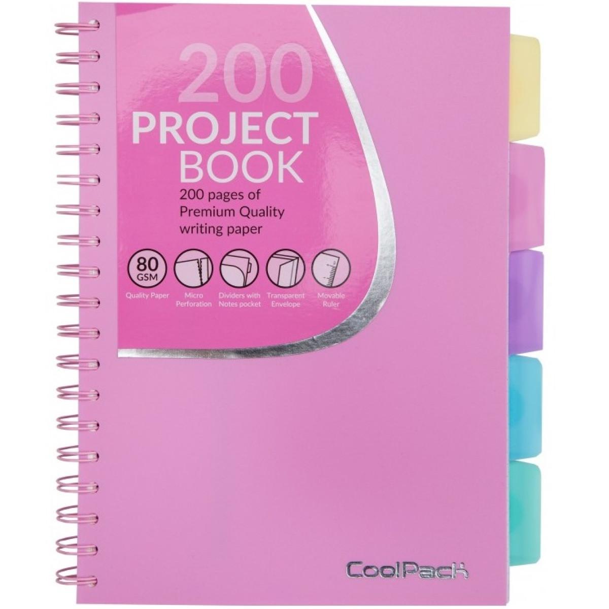 Sveska A4 kvadratići PASTEL PINK 