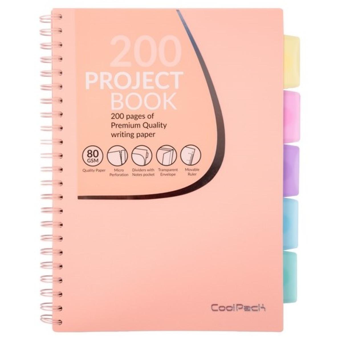 Sveska A4 kvadratići PASTEL PEACH 