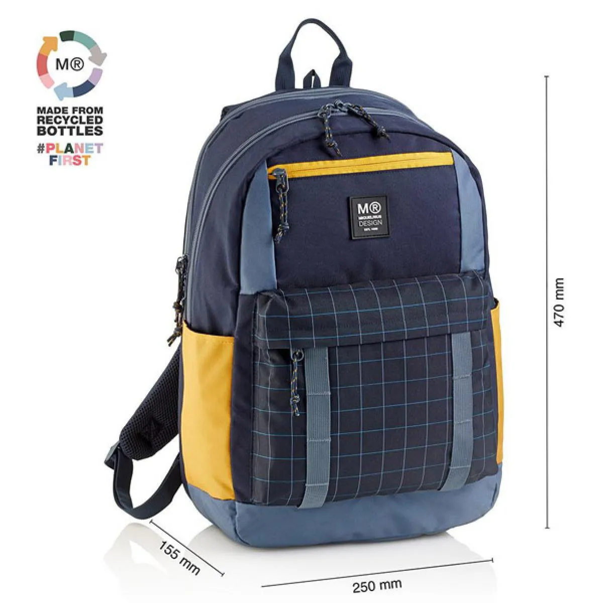 Ranac sa tri pregrade AMSTERDAM EKO 