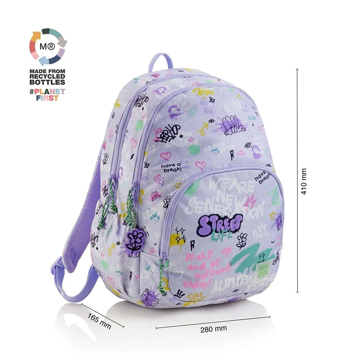 Ranac sa tri pregrade MIQUELRIUS Wake up (Eko) 