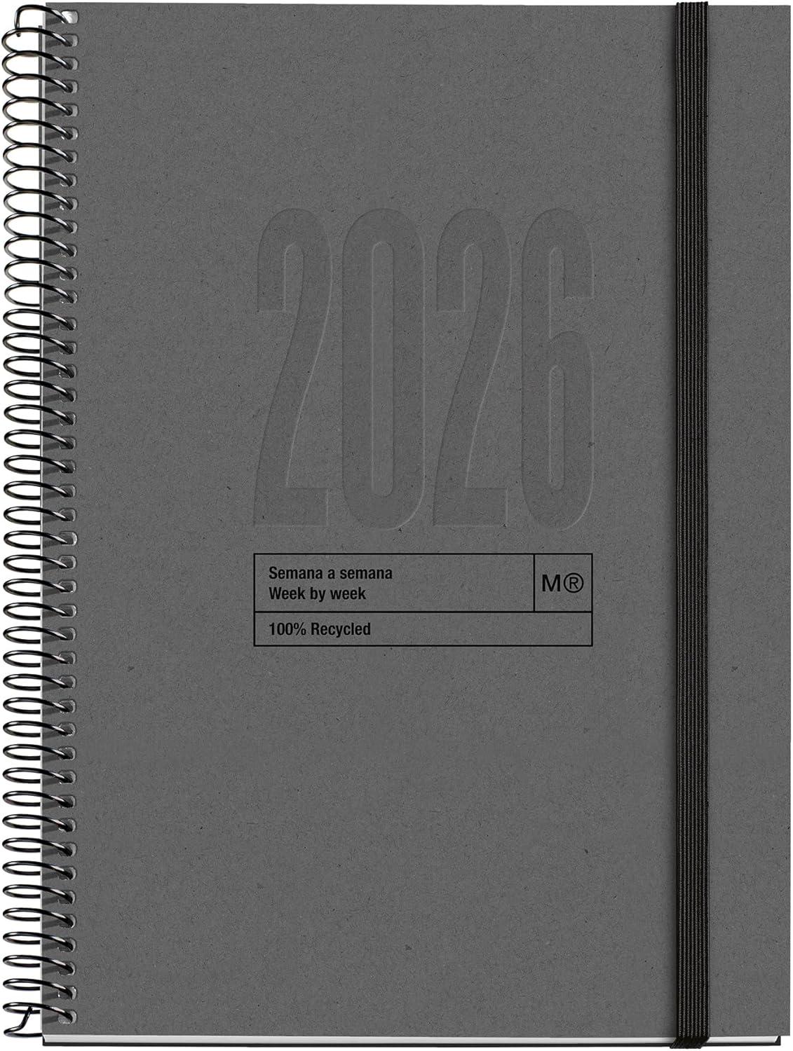 MIQUELRIUS datumirani planer BLACK 26 EKO 