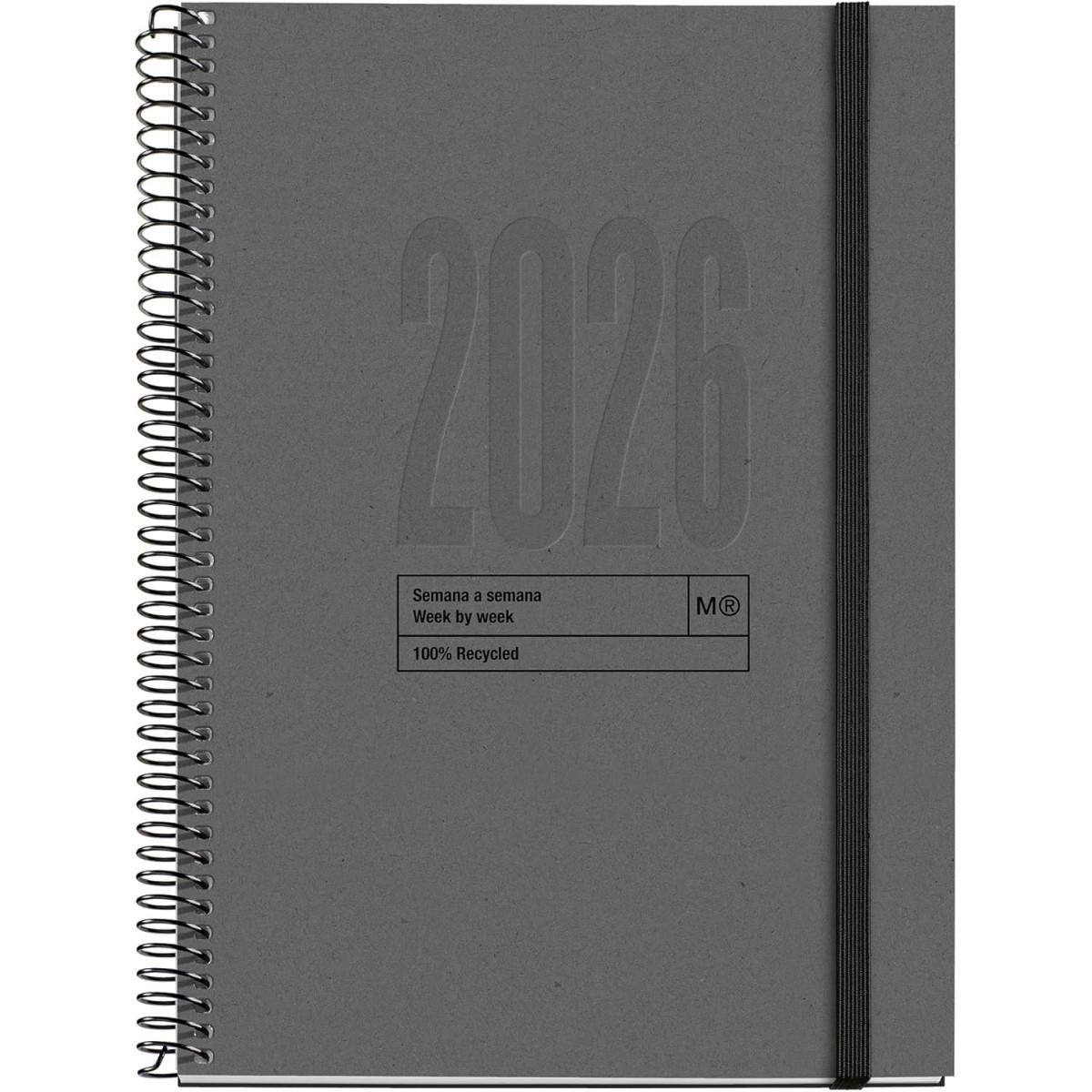 MIQUELRIUS datumirani planer BLACK 26 EKO 