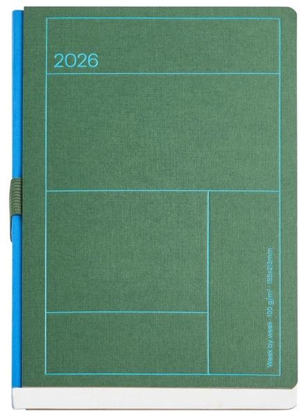 MIQUELRIUS datumirani planer GREEN BASICS 26 