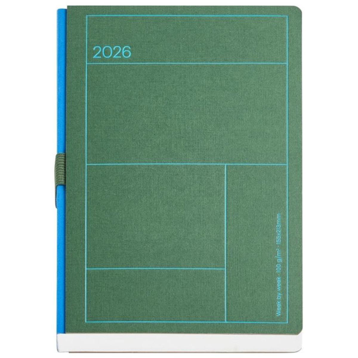 MIQUELRIUS datumirani planer GREEN BASICS 26 