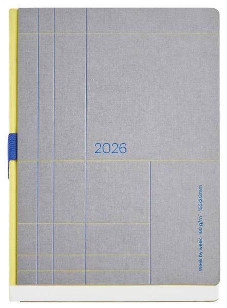 MIQUELRIUS datumirani planer GREY BASICS 26 