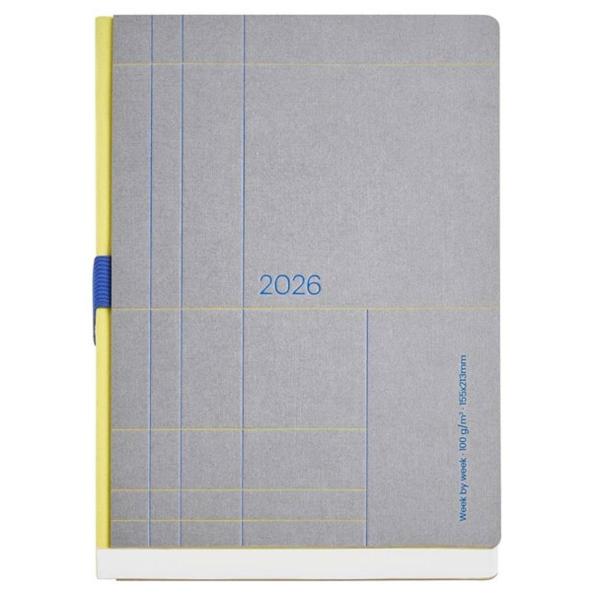 MIQUELRIUS datumirani planer GREY BASICS 26 