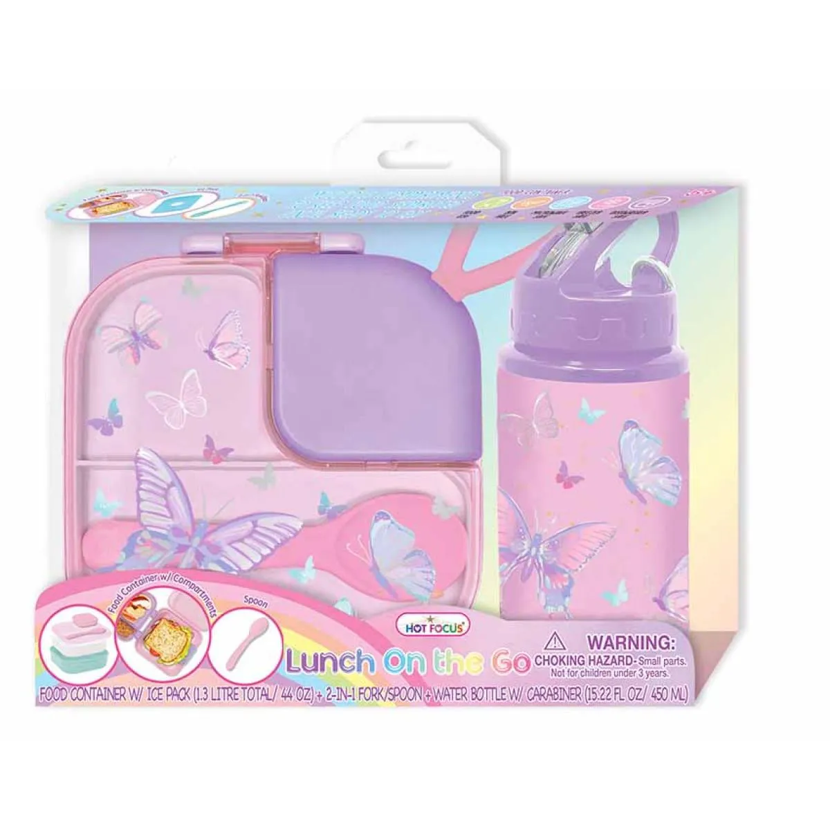 Kutija za užinu i flašica 450 ml LUNCH ON THE GO 