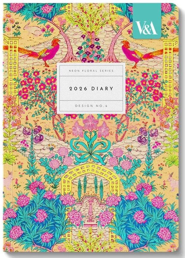 Datumirani planer A5 ORNATE GARDEN 2026 