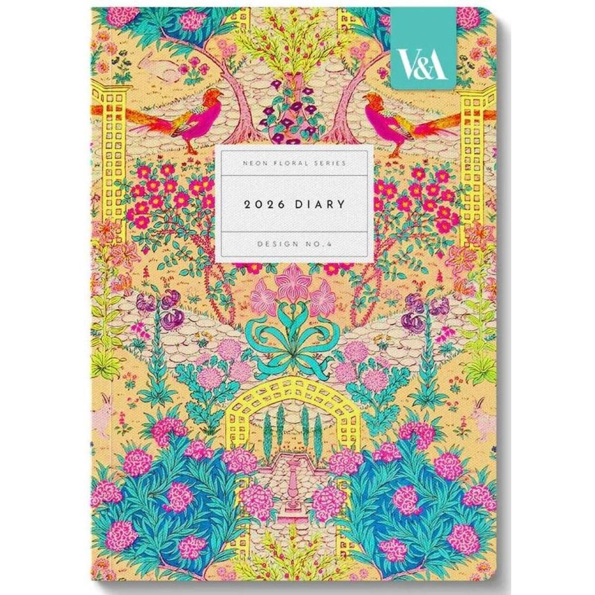 Datumirani planer A5 ORNATE GARDEN 2026 