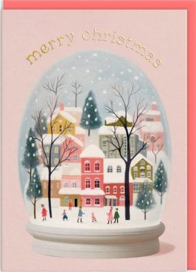 Set devet novogodišnjih i božićnih čestitki SNOWGLOBE 