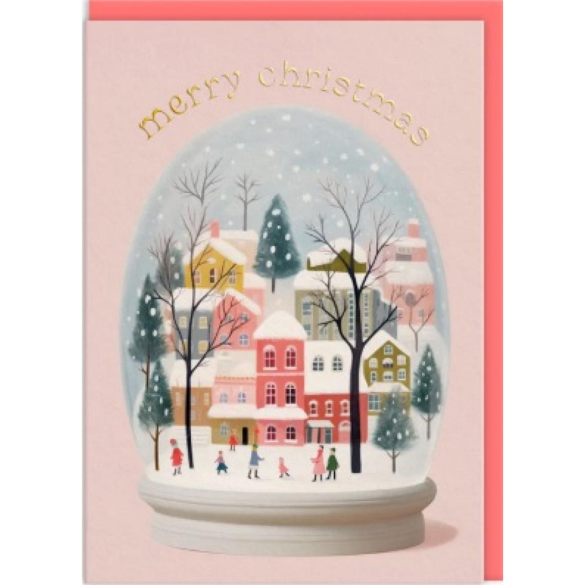 Set devet novogodišnjih i božićnih čestitki SNOWGLOBE 