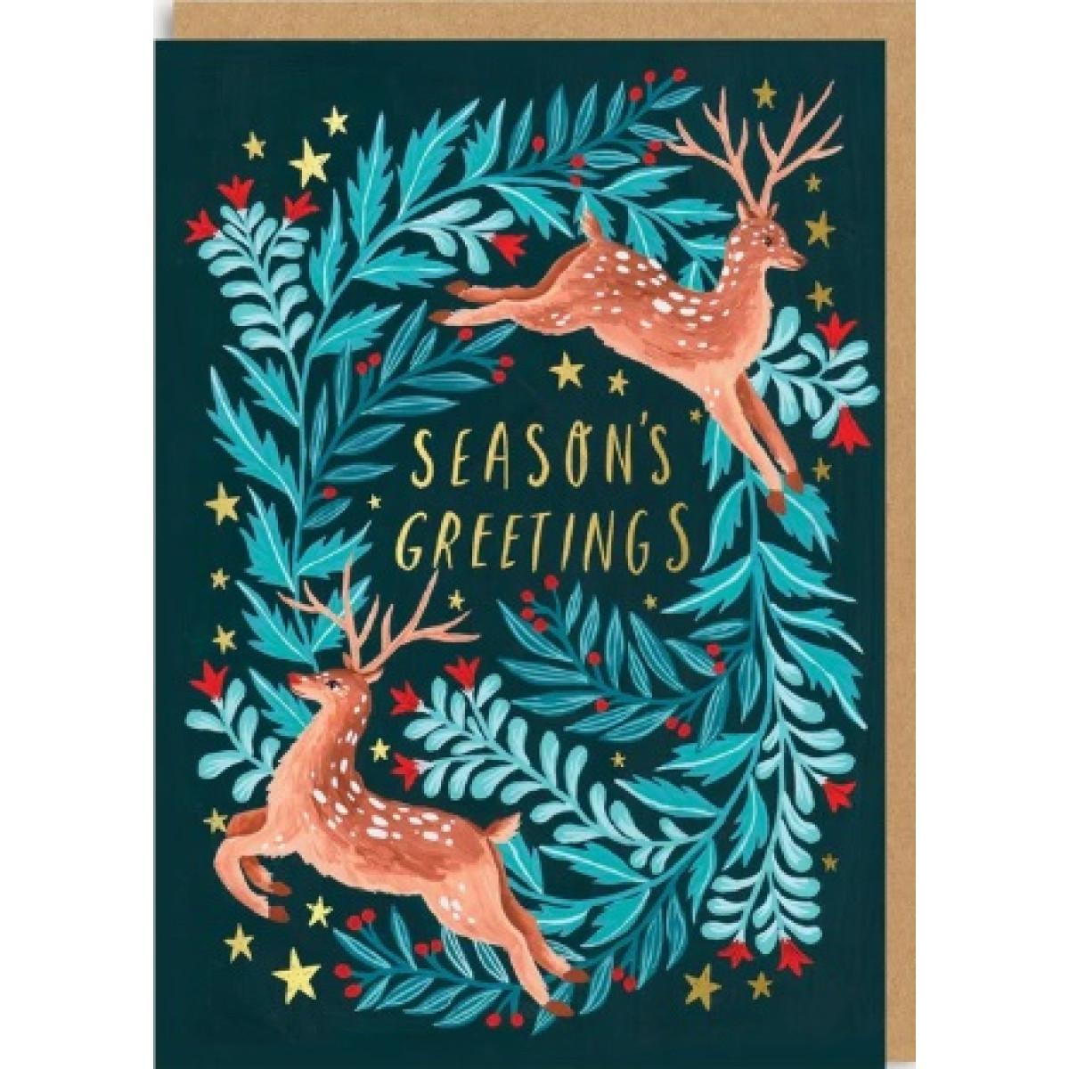 Novogodišnja čestitka DEER SEASONS 