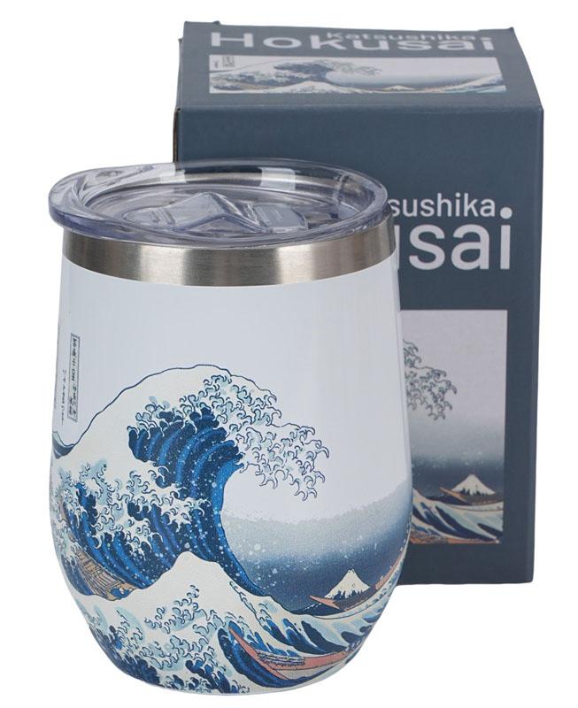Putna šolja od nerđajućeg čelika  WAVE - HOKUSAI 