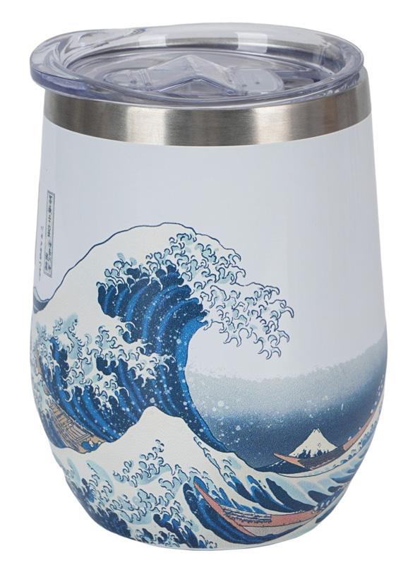 Putna šolja od nerđajućeg čelika  WAVE - HOKUSAI 
