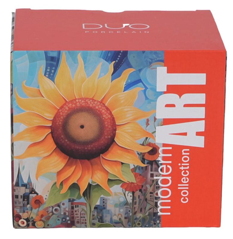 Velika porcelanska šolja SUNFLOWER 450ml 