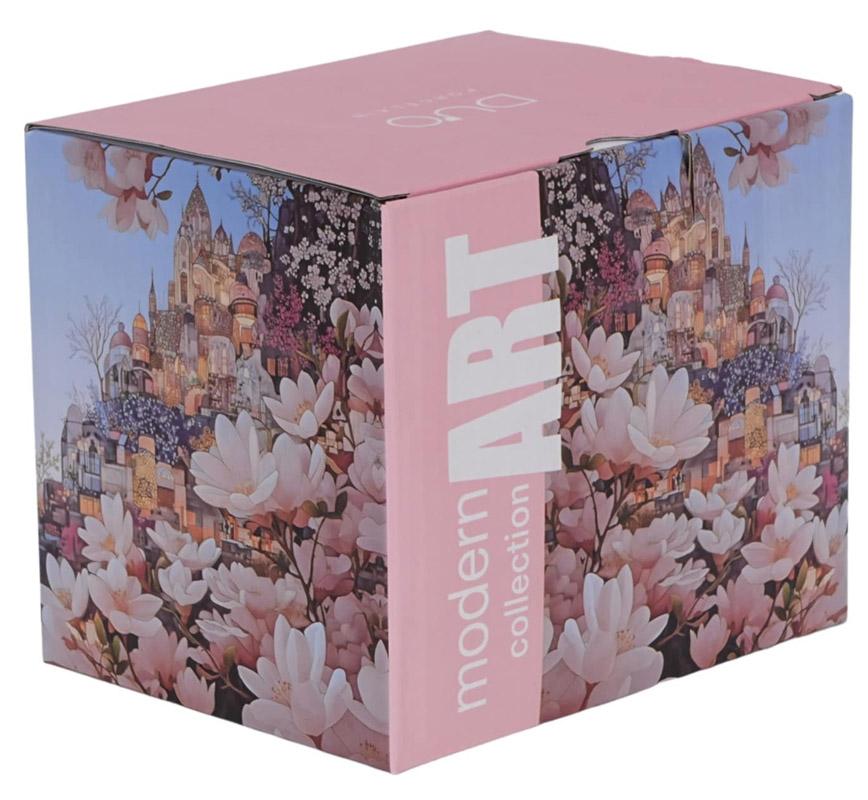 Velika porcelanska šolja CITY OF MAGNOLIAS 450ml 