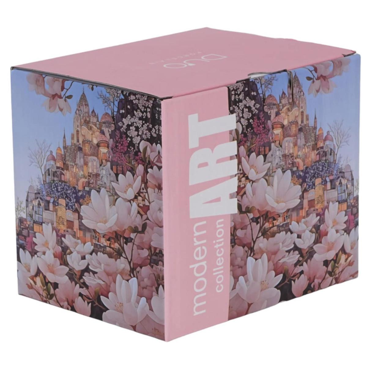 Velika porcelanska šolja CITY OF MAGNOLIAS 450ml 