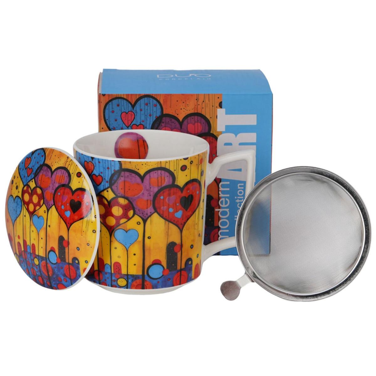 Šolja za sa infuzerom HEARTS 