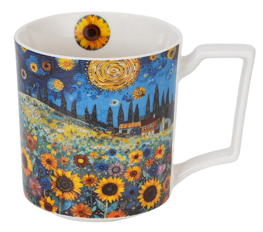 Velika šolja MODERN - SUNFLOWER FIELD 750ml 