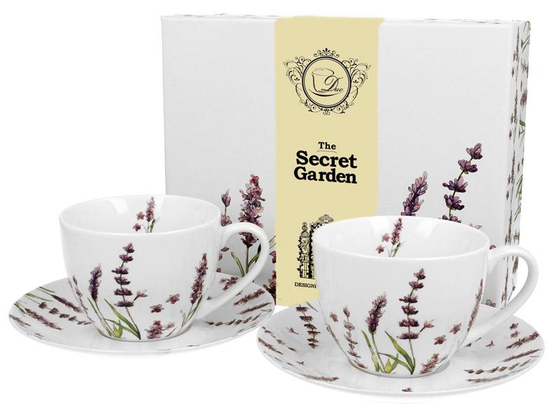 Set od dve šolje sa tacnom LAVENDER 