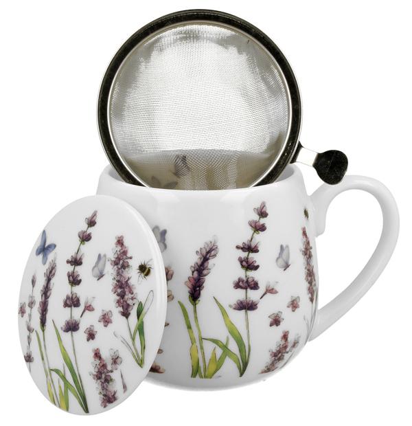Porcelanska šolja sa infuzerom CLASSIC LAVENDER 430ml 