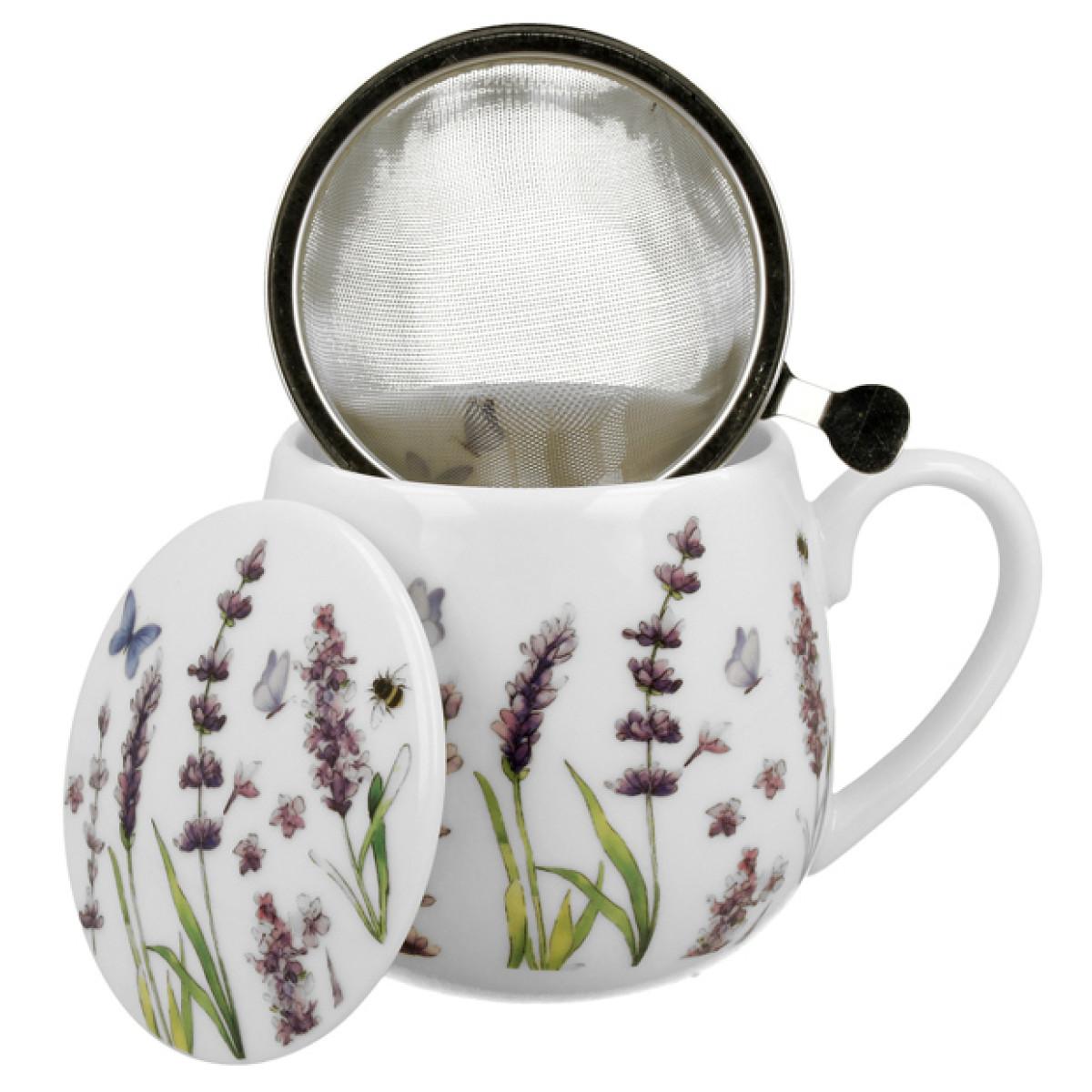 Porcelanska šolja sa infuzerom CLASSIC LAVENDER 430ml 