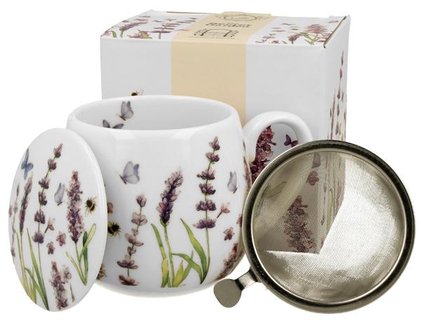 Porcelanska šolja sa infuzerom CLASSIC LAVENDER 430ml 