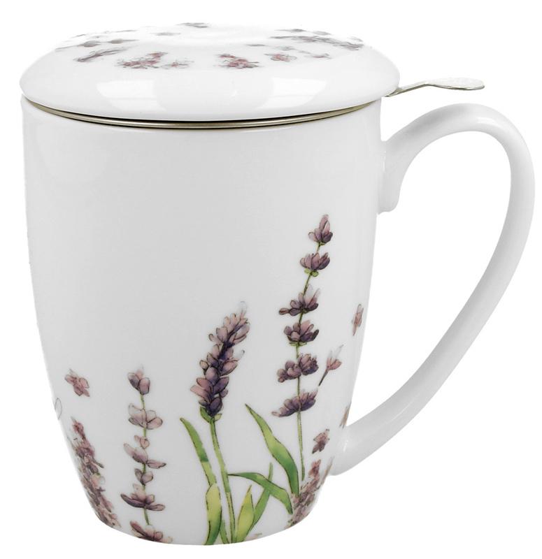 Šolja za čaj sa infuzerom LAVENDER 
