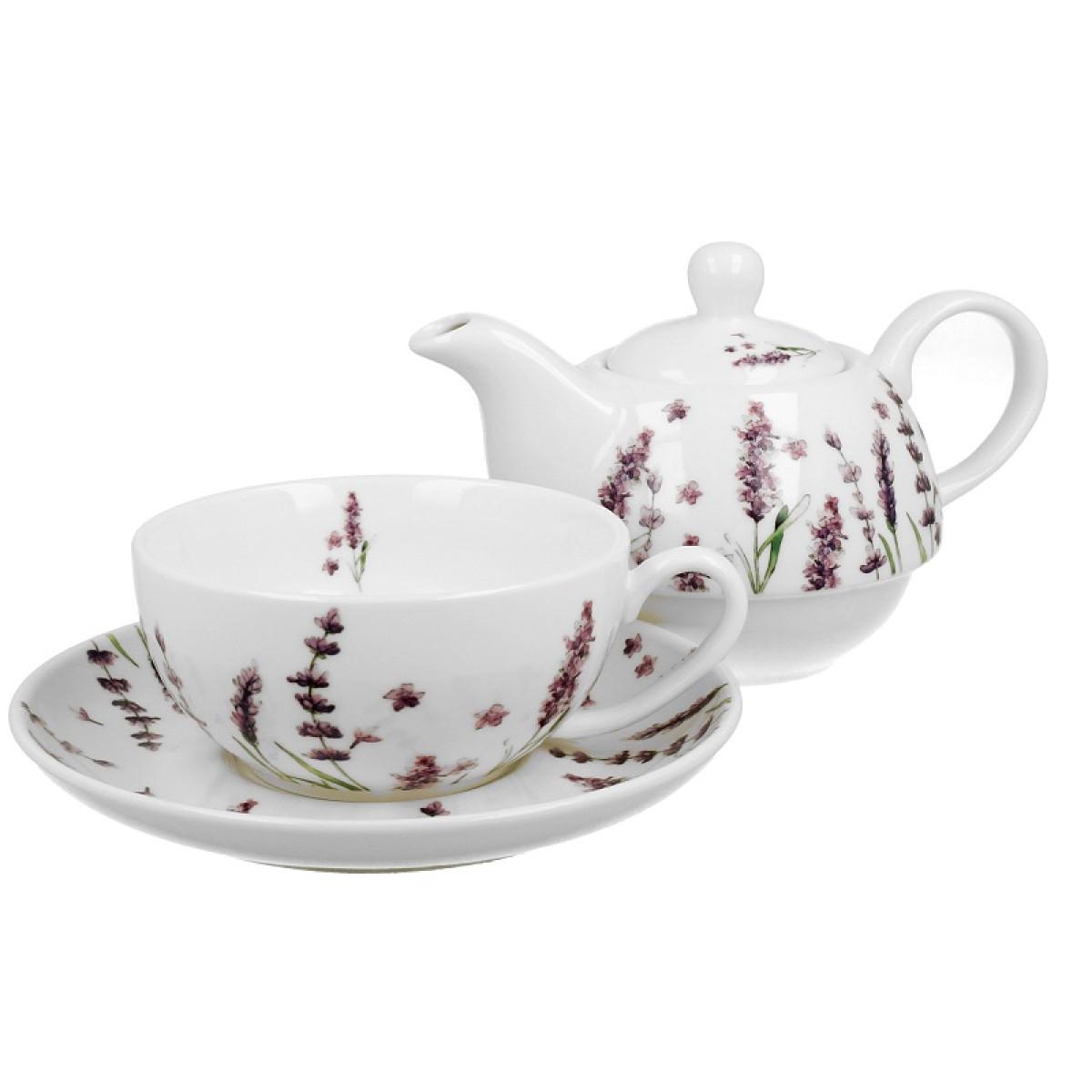 Porcelanski set za čaj CLASSIC LAVENDER 