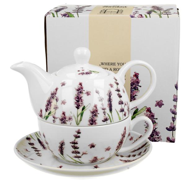 Porcelanski set za čaj CLASSIC LAVENDER 