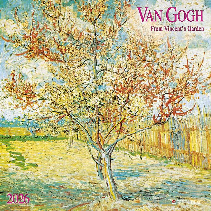 Zidni kalendar 2026 VAN GOGH - FROM VINCENT'S GARDEN 