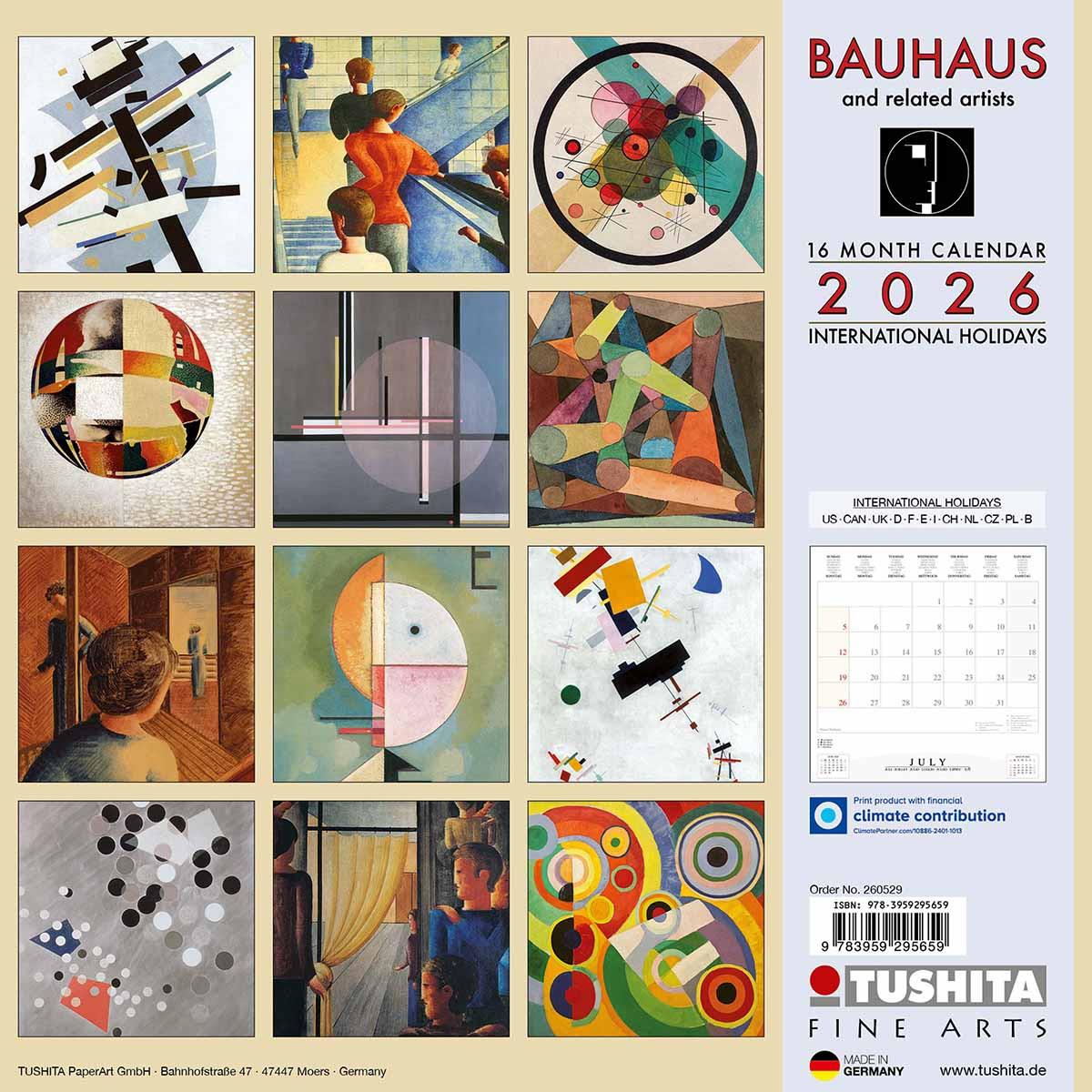 Zidni kalendar 2026 BAUHAUS 