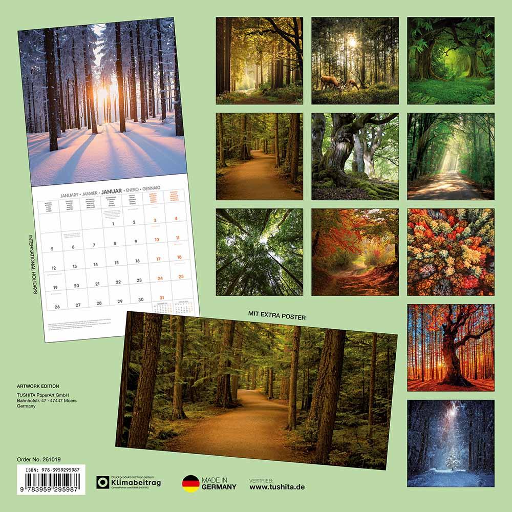 Zidni kalendar 2026 FOREST NATURE 