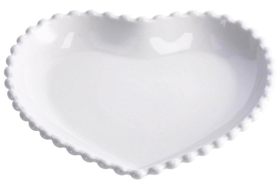 Tanjir u obliku srca 25cm 