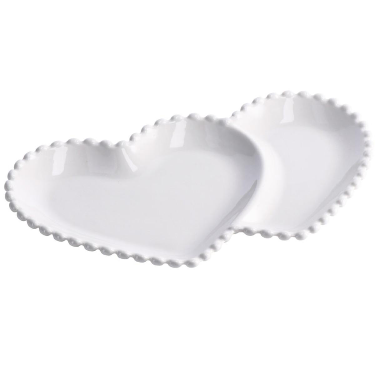 Tanjir u obliku srca 31x18,5cm 