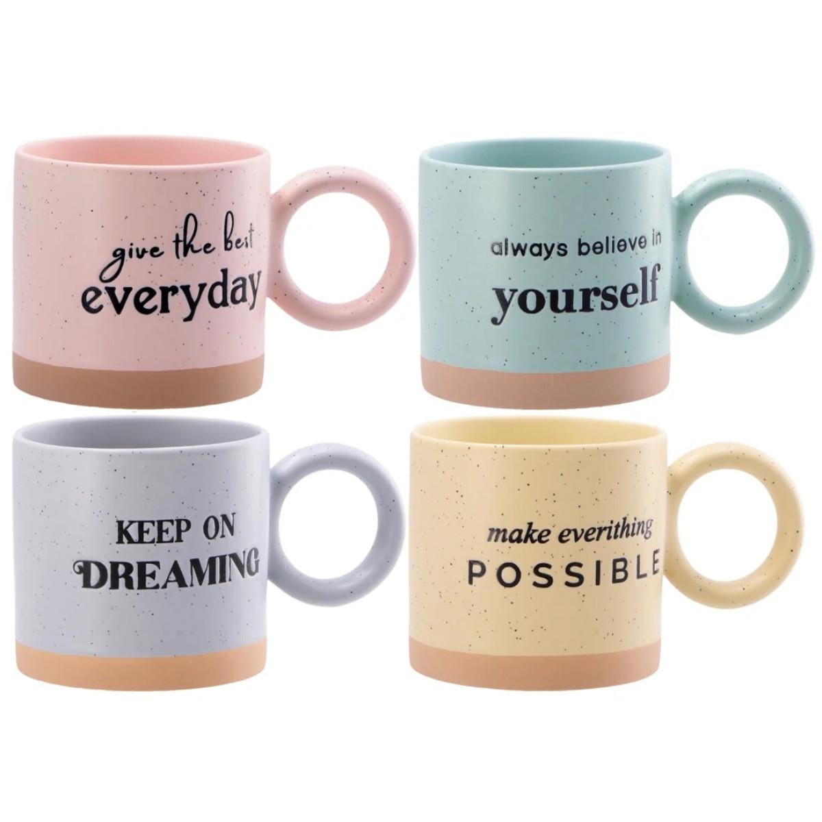 Porcelanska šolja 330ml - 4 vrste 