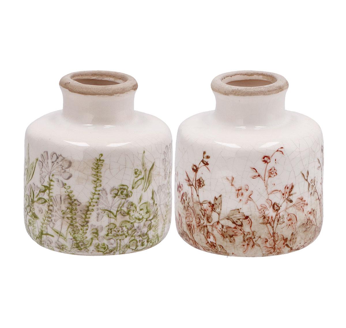 Keramička vaza 10x10cm SALAS (Više vrsta) 