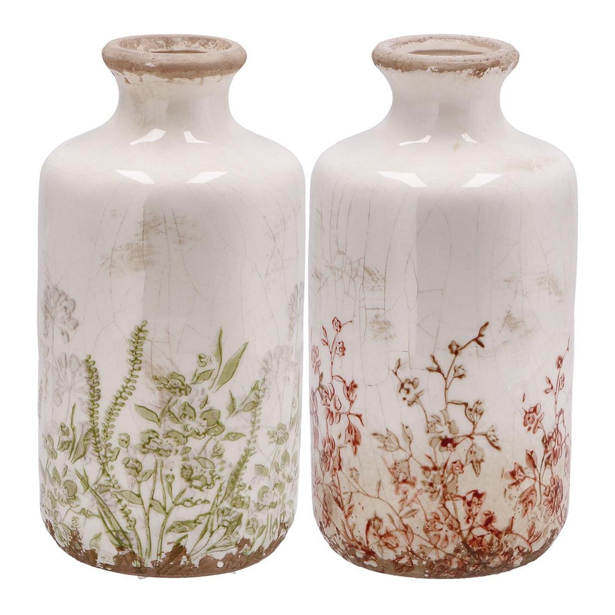 Keramička vaza 10x20cm SALAS (Više vrsta) 