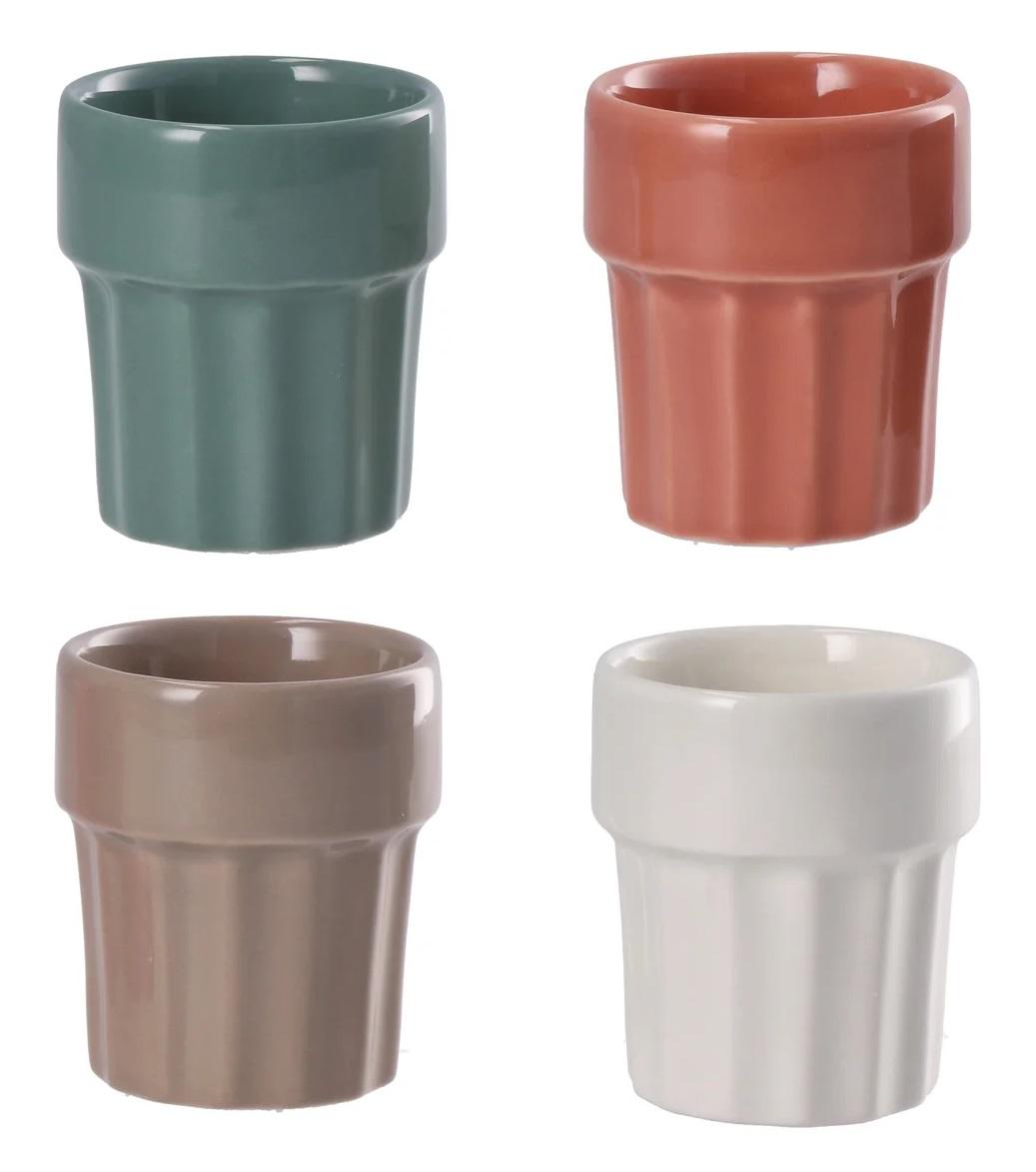 Keramička čaša 95ml ČETIRI VRSTE 