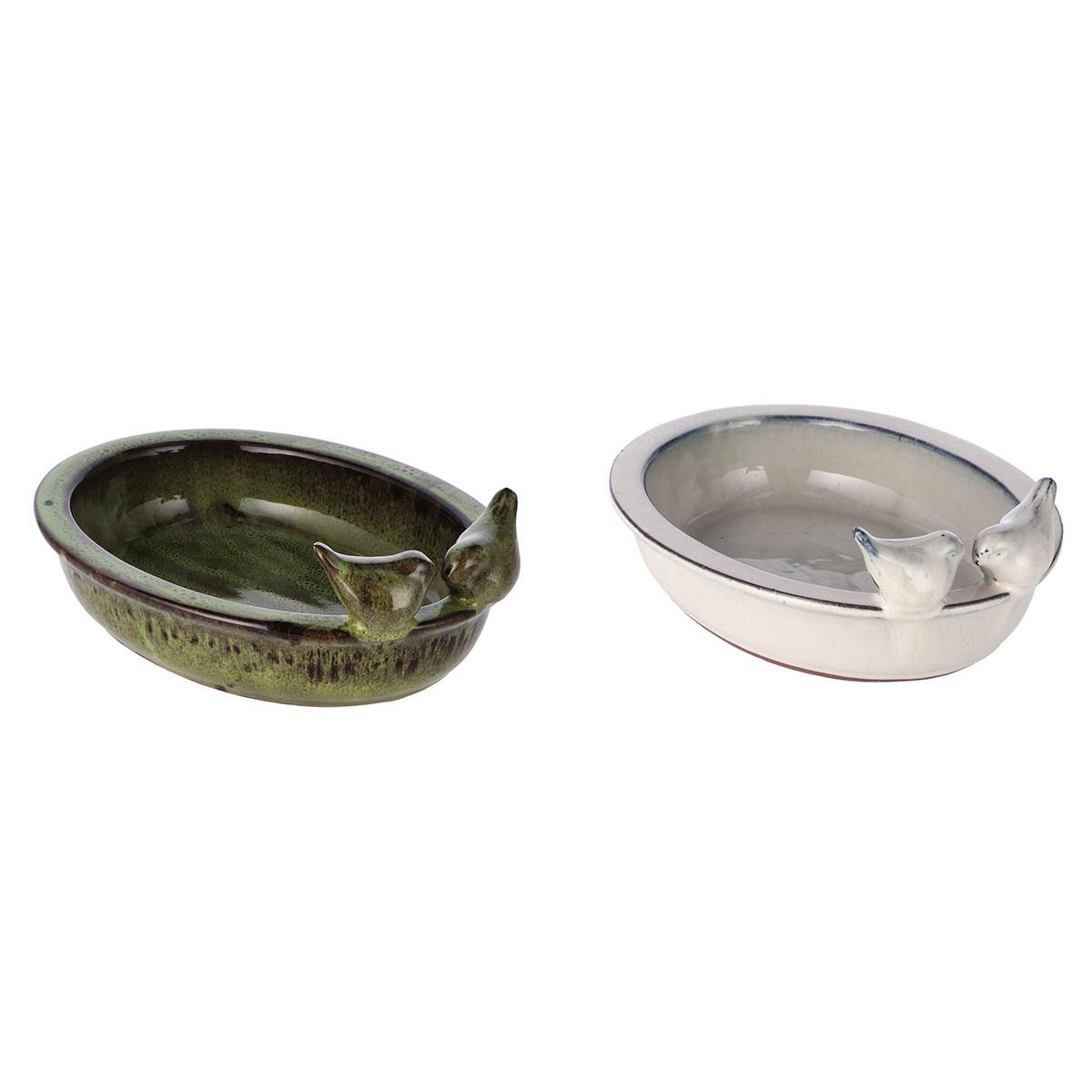 Keramička pojilica za ptice 31x24x11cm ABBEVERATOIO (Više vrsta) 