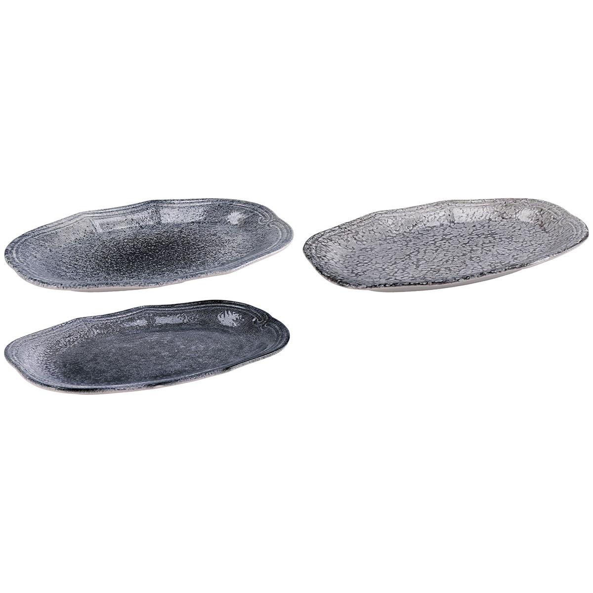 Keramički oval cvetnog dizajna 27x17cm (više vrsta) 