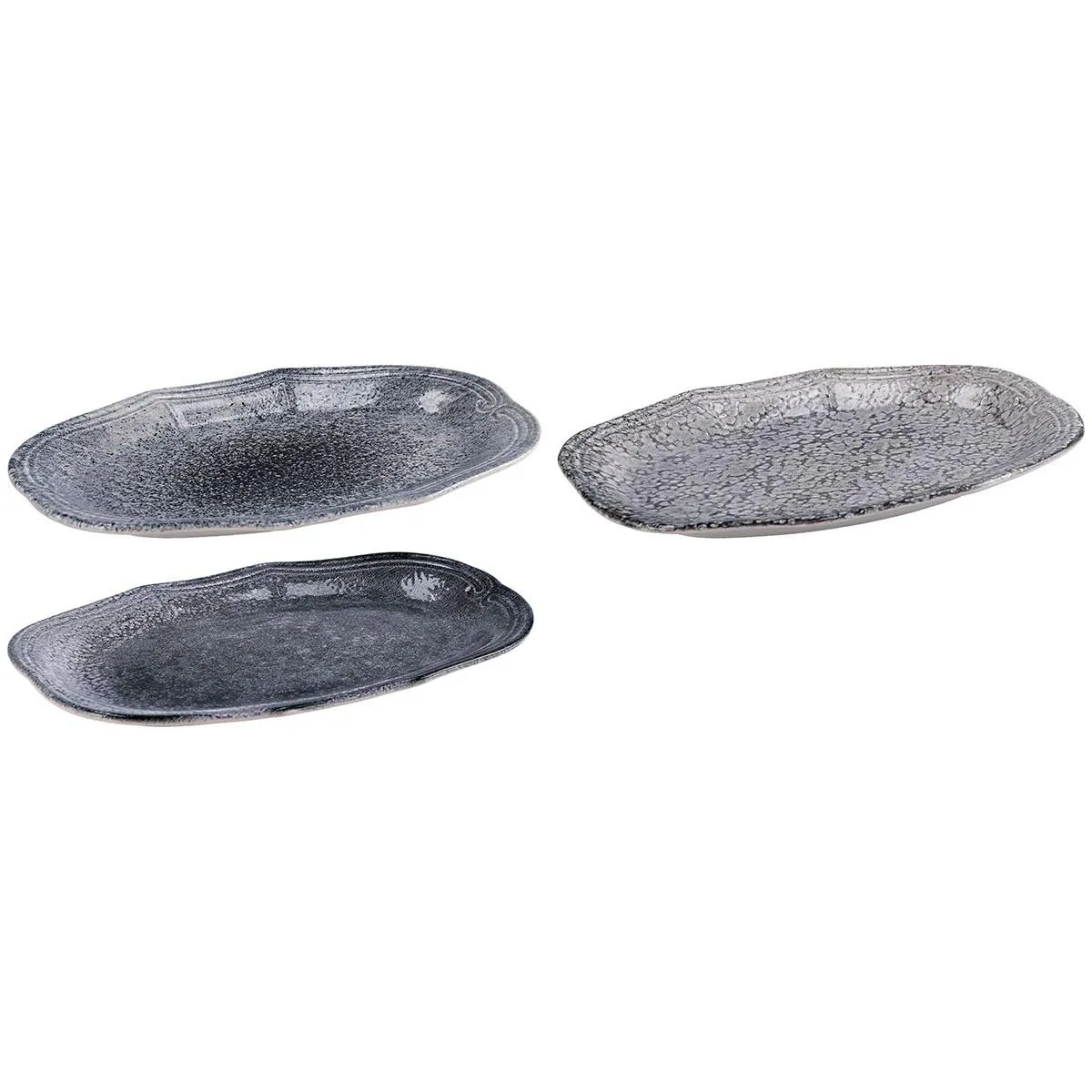 Keramički oval cvetnog dizajna 27x17cm (više vrsta) 