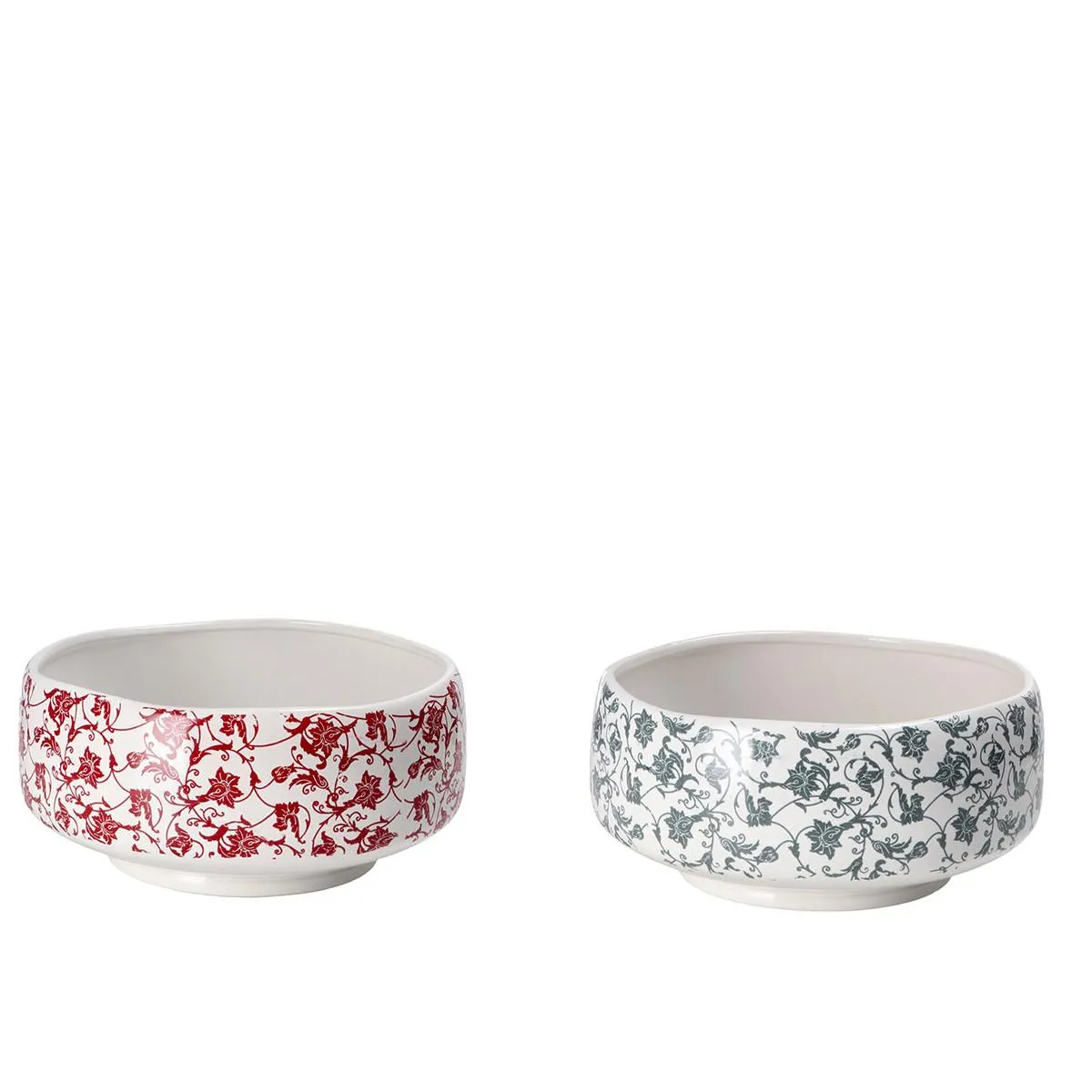 Keramička posuda cvetnog dizajna 21x10cm (više vrsta) 