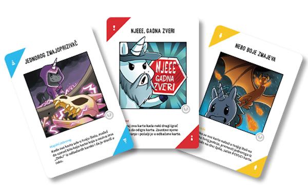 Društvena igra NESTABILNI JEDNOROZI ZMAJEVI 