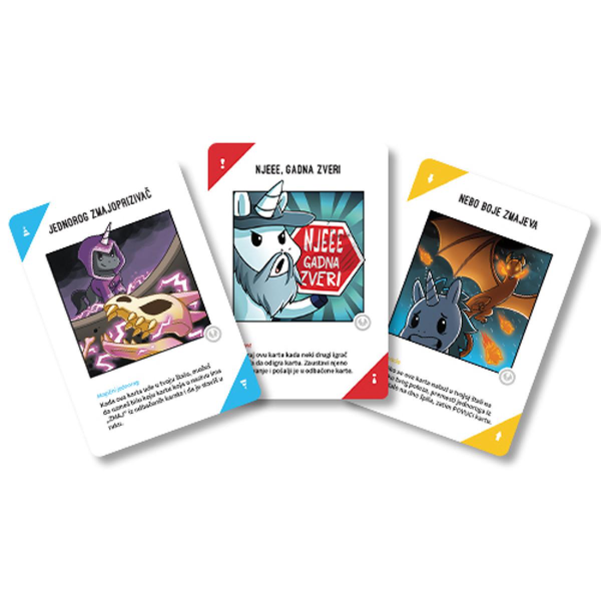 Društvena igra NESTABILNI JEDNOROZI ZMAJEVI 