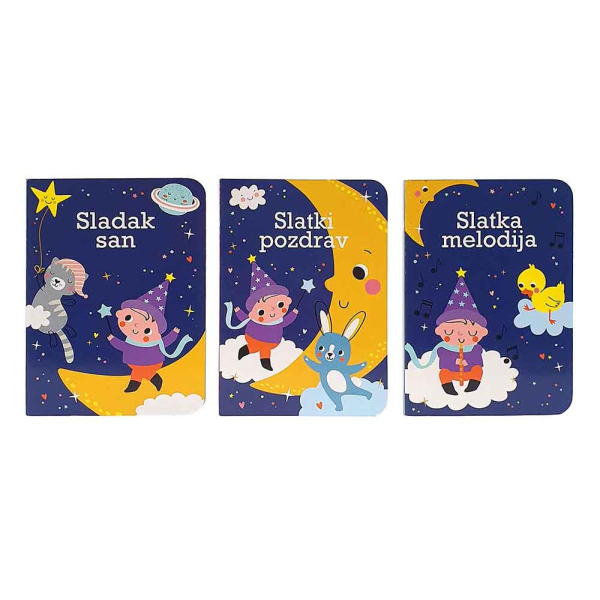 ČOVEČULJAK NA MESECU - MUZIČKA KUTIJA SA 3 SLIKOVNICE 