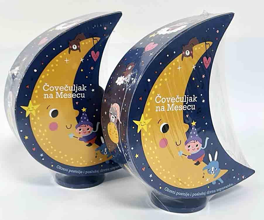 ČOVEČULJAK NA MESECU - MUZIČKA KUTIJA SA 3 SLIKOVNICE 