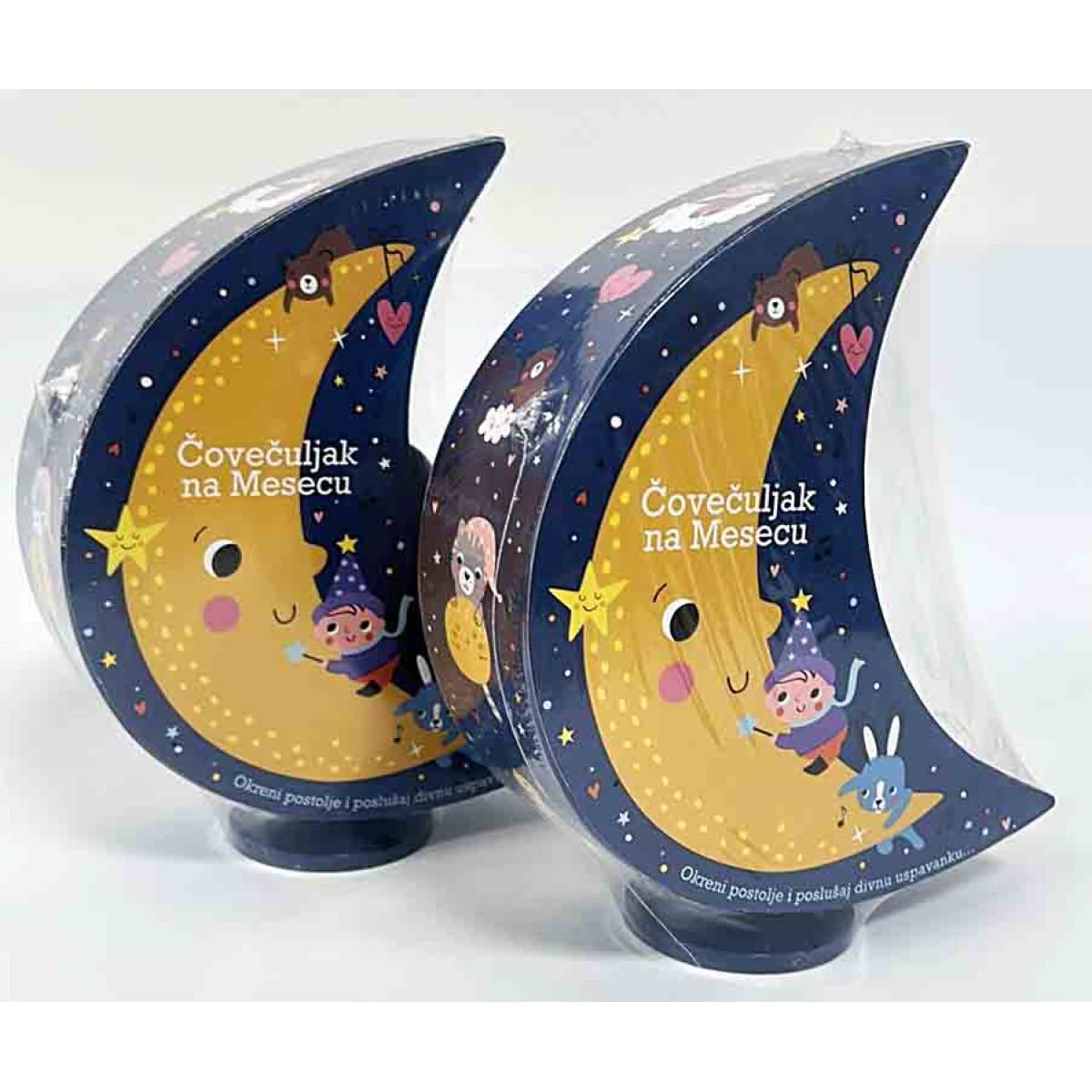 ČOVEČULJAK NA MESECU - MUZIČKA KUTIJA SA 3 SLIKOVNICE 