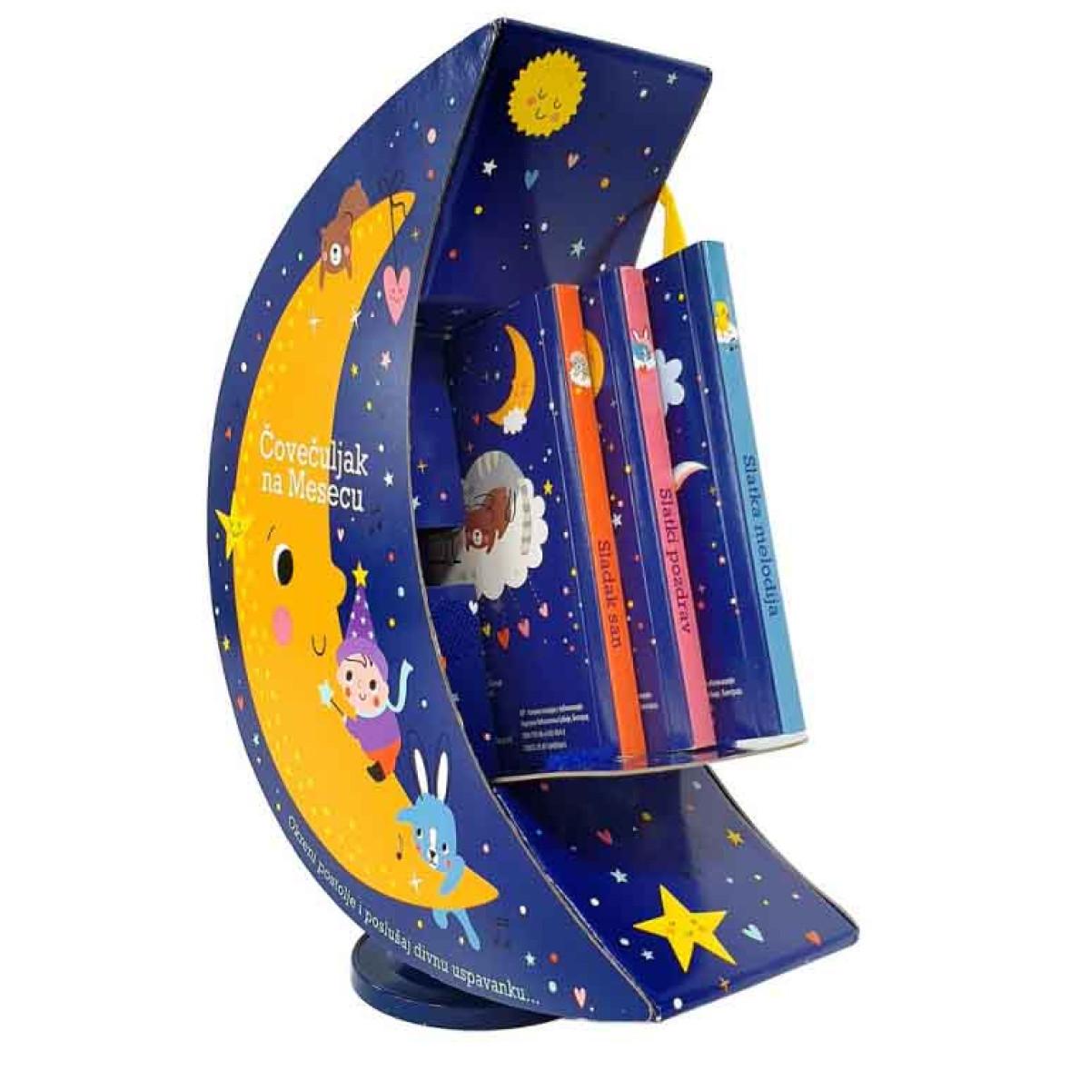 ČOVEČULJAK NA MESECU - MUZIČKA KUTIJA SA 3 SLIKOVNICE 
